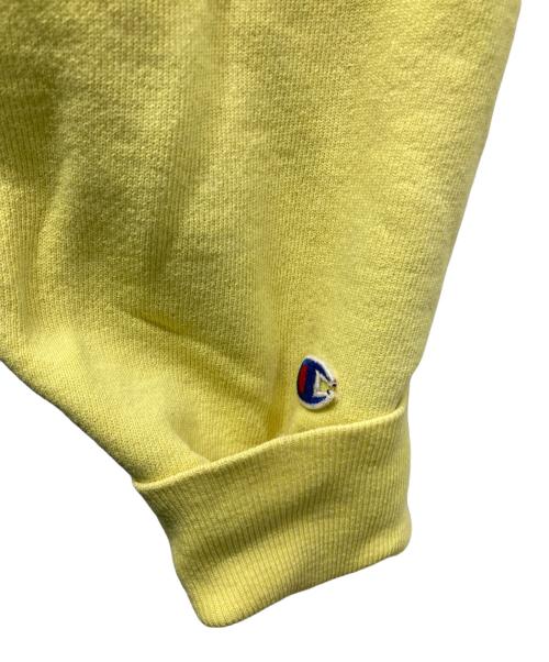 Champion（チャンピオン）Champion (チャンピオン) 90’S リバースウィーブクルーネックスウェット イエロー サイズ:Lの古着・服飾アイテム