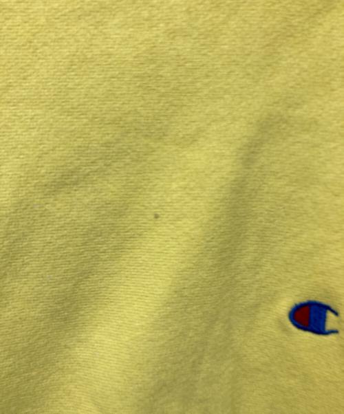 Champion（チャンピオン）Champion (チャンピオン) 90’S リバースウィーブクルーネックスウェット イエロー サイズ:Lの古着・服飾アイテム