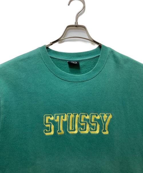 stussy（ステューシー）stussy (ステューシー) 3D Collegiate Applique(スリーディーカレッジエイトアップリケ)　 グリーン サイズ:XLの古着・服飾アイテム