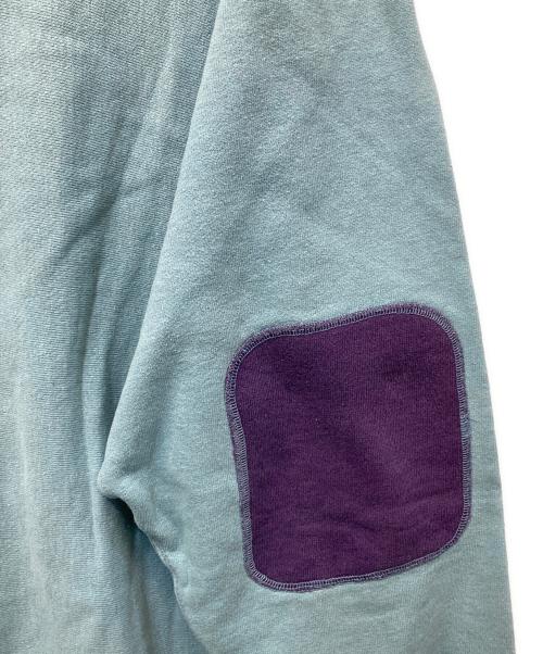 Champion（チャンピオン）Champion (チャンピオン) 90'S エルボーパッチ リバースウィーブスウェット ブルー×パープル サイズ:XLの古着・服飾アイテム
