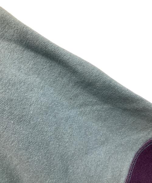 Champion（チャンピオン）Champion (チャンピオン) 90'S エルボーパッチ リバースウィーブスウェット ブルー×パープル サイズ:XLの古着・服飾アイテム