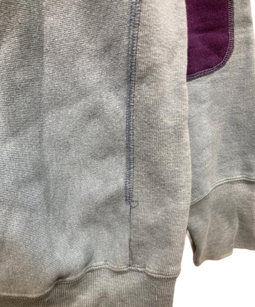 Champion（チャンピオン）Champion (チャンピオン) 90'S エルボーパッチ リバースウィーブスウェット ブルー×パープル サイズ:XLの古着・服飾アイテム