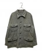 USEDユーズド）の古着「ウールマッキーノジャケット」｜グレー