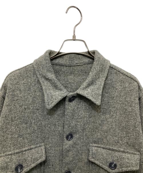 USED（ユーズド）USED (ユーズド) ウールマッキーノジャケット グレー サイズ:不明の古着・服飾アイテム