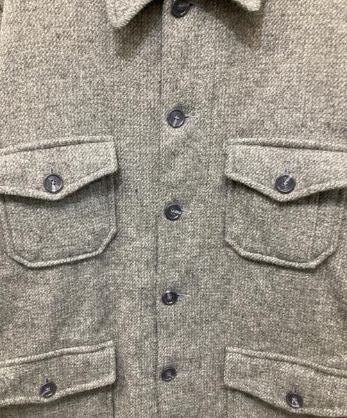 USED（ユーズド）USED (ユーズド) ウールマッキーノジャケット グレー サイズ:不明の古着・服飾アイテム