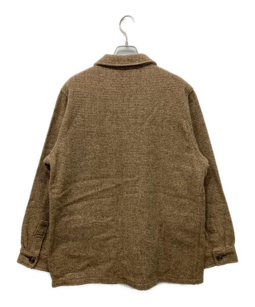 USED（ユーズド）USED (ユーズド) ウールマッキーノジャケット ブラウン サイズ:44の古着・服飾アイテム