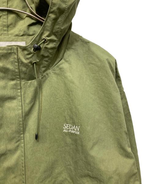 SEDAN ALL-PURPOSE（セダンオールパーパス）SEDAN ALL-PURPOSE (セダンオールパーパス) NYCO Hooded Jacket オリーブ サイズ:SIZE Lの古着・服飾アイテム