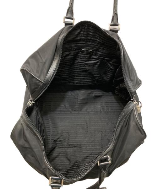 PRADA（プラダ）PRADA (プラダ) 2WAY ナイロンボストンバッグ ブラックの古着・服飾アイテム