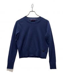 SEE BY CHLOE（シーバイクロエ）の古着「デザイン襟ニット」｜ブルー