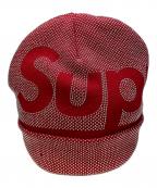 SUPREMEシュプリーム）の古着「Studded Knockout Big Logo Beanie」｜レッド