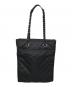 LeSportsac（レスポートサック）の古着「チェーンキルティングトートバッグ」｜ブラック