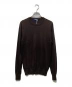 FEDELIフェデーリ）の古着「カシミヤシルクニット」｜ブラウン