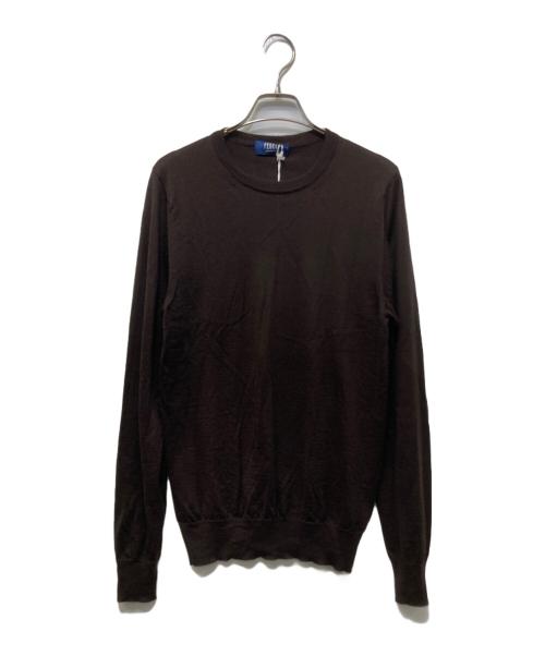 FEDELI（フェデーリ）FEDELI (フェデーリ) カシミヤシルクニット ブラウン サイズ:SIZE 44の古着・服飾アイテム