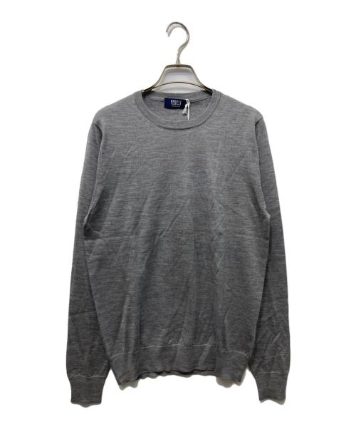 FEDELI（フェデーリ）FEDELI (フェデーリ) カシミヤシルクニット グレー サイズ:SIZE 44の古着・服飾アイテム