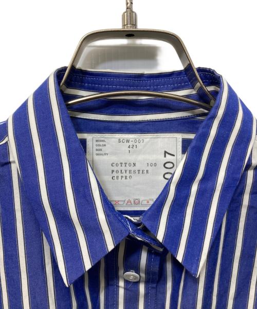 sacai（サカイ）sacai (サカイ) Cotton Poplin Dress ブルー×ホワイト サイズ:SIZE 1の古着・服飾アイテム