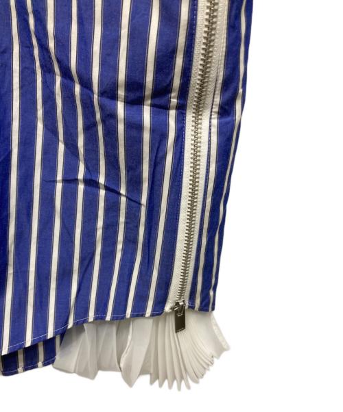 sacai（サカイ）sacai (サカイ) Cotton Poplin Dress ブルー×ホワイト サイズ:SIZE 1の古着・服飾アイテム