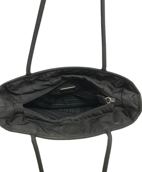 PRADA（プラダ）PRADA (プラダ) ナイロンハンドバッグ ブラックの古着・服飾アイテム