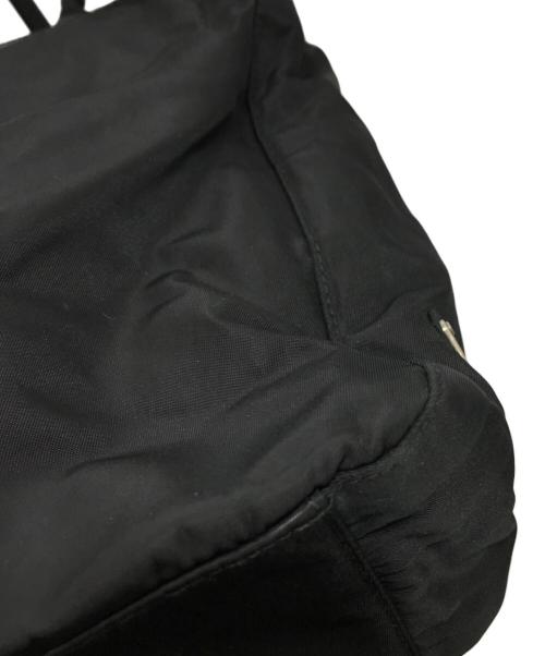 PRADA（プラダ）PRADA (プラダ) ナイロンハンドバッグ ブラックの古着・服飾アイテム