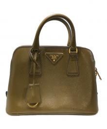 PRADA（プラダ）の古着「サフィアーノ 2WAYバッグ」｜ブラウン
