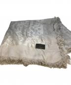 ）の古着「ショール モノグラム」｜ベージュ