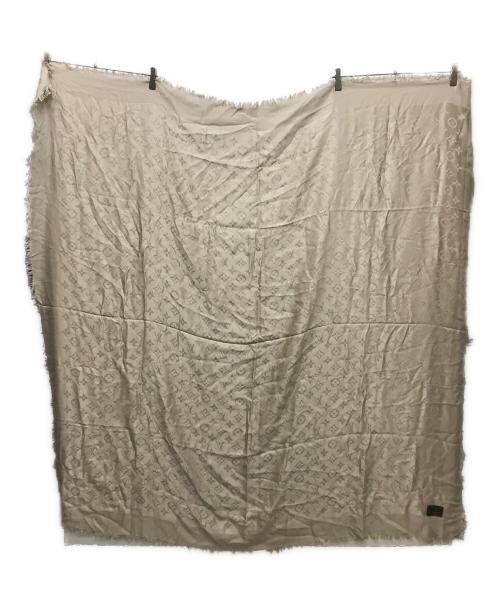 LOUIS VUITTON（ルイ ヴィトン）LOUIS VUITTON (ルイ ヴィトン) ショール モノグラム ベージュの古着・服飾アイテム