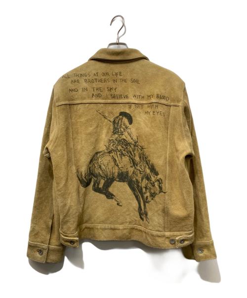 NEIGHBORHOOD（ネイバーフッド）NEIGHBORHOOD (ネイバーフッド) SUEDE JACKET ベージュ サイズ:Mの古着・服飾アイテム