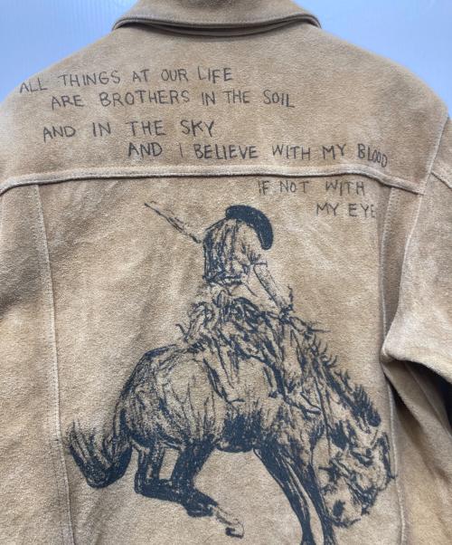 NEIGHBORHOOD（ネイバーフッド）NEIGHBORHOOD (ネイバーフッド) SUEDE JACKET ベージュ サイズ:Mの古着・服飾アイテム