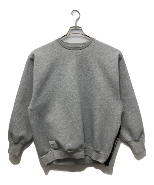 WTAPS（ダブルタップス）WTAPS (ダブルタップス) WOUND / SWEATER / RAPO. SIGN グレー サイズ:SIZE 02の古着・服飾アイテム