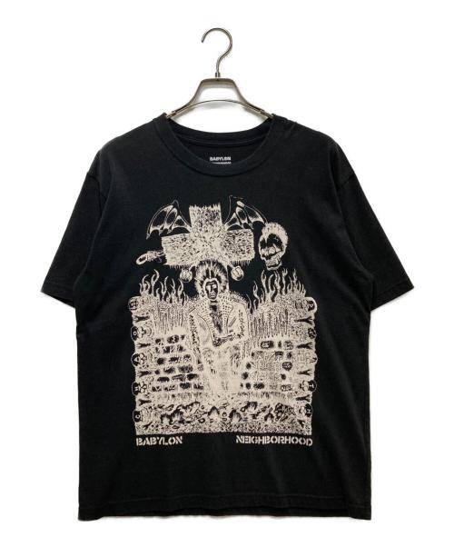 BABYLONE（バビロン）BABYLONE (バビロン) NEIGHBORHOOD (ネイバーフッド) Tシャツ ブラック サイズ:Mの古着・服飾アイテム