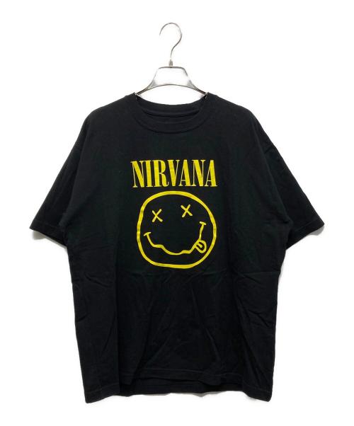 NEIGHBORHOOD（ネイバーフッド）NEIGHBORHOOD (ネイバーフッド) NIRVANA プリントTシャツ ブラック サイズ:Mの古着・服飾アイテム