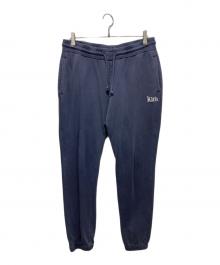 KITH（キス）の古着「ロゴ刺繍スウェットパンツ」｜ブルー