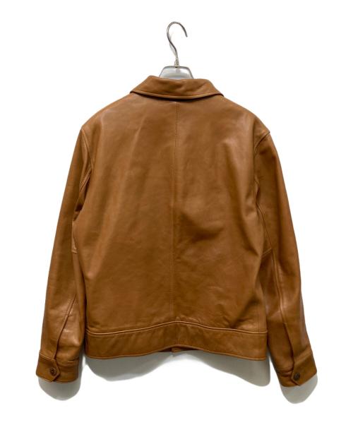 TAYLOR STITCH（テイラースティッチ）TAYLOR STITCH (テイラースティッチ) レザージャケット ブラウン サイズ:40の古着・服飾アイテム