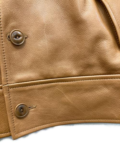 TAYLOR STITCH（テイラースティッチ）TAYLOR STITCH (テイラースティッチ) レザージャケット ブラウン サイズ:40の古着・服飾アイテム