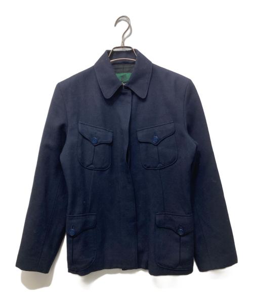 JUNIOR GAULTIER（ジュニアゴルチエ）JUNIOR GAULTIER (ジュニアゴルチエ) ウールジャケット ネイビー サイズ:SIZE 42の古着・服飾アイテム
