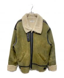 LABRAT（ラブラット）の古着「ムートンジャケット」｜カーキ