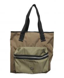 sacai（サカイ）の古着「Pocket Tote Bag Large」｜カーキ