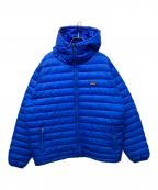 Patagoniaパタゴニア）の古着「ダウンセーターフルジップフーディ」｜ブルー