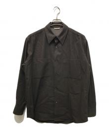 AURALEE（オーラリー）の古着「WOOL FULLING FLANNEL SHIRTS」｜ブラウン