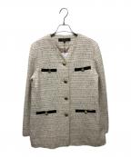 ReFLEcTリフレクト）の古着「ファンシーツィードジャケット」｜ベージュ