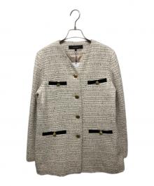 ReFLEcT（リフレクト）の古着「ファンシーツィードジャケット」｜ベージュ