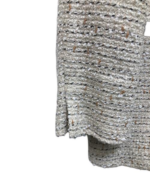 ReFLEcT（リフレクト）Reflect (リフレクト) ファンシーツィードジャケット ベージュ サイズ:9 未使用品の古着・服飾アイテム