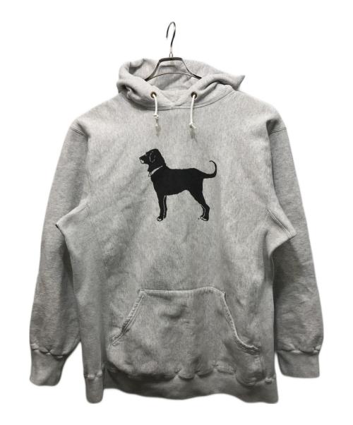 THE BLACK DOG（ブラックドッグ）the black dog (ブラックドッグ) プルオーバーパーカー グレー サイズ:SIZE XXLの古着・服飾アイテム