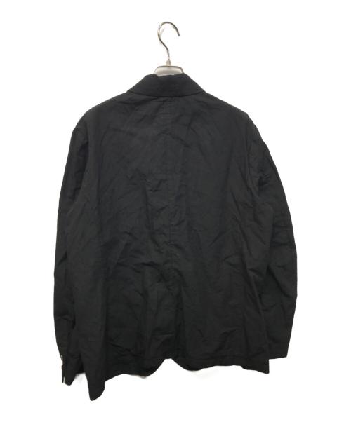 ORGUEIL（オルゲイユ）ORGUEIL (オルゲイユ) コットンリネン フレンチワークジャケット ブラック サイズ:40の古着・服飾アイテム