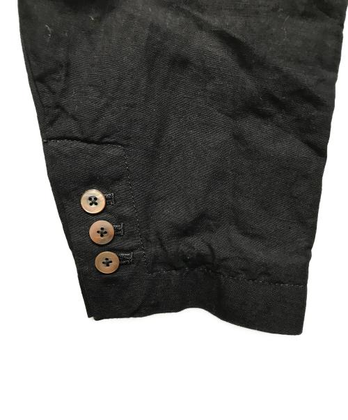 ORGUEIL（オルゲイユ）ORGUEIL (オルゲイユ) コットンリネン フレンチワークジャケット ブラック サイズ:40の古着・服飾アイテム