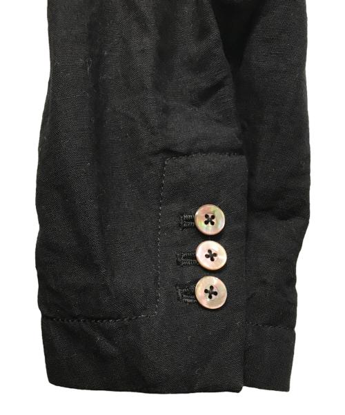 ORGUEIL（オルゲイユ）ORGUEIL (オルゲイユ) コットンリネン フレンチワークジャケット ブラック サイズ:40の古着・服飾アイテム