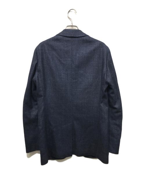 TOMORROW LAND PILGRIM（トゥモローランド ピルグリム）TOMORROW LAND PILGRIM (トゥモローランド ピルグリム) ロロピアーナ SILK AIR 2Bジャケット ネイビー サイズ:SIZE 44の古着・服飾アイテム