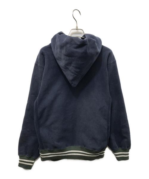 Champion（チャンピオン）Champion (チャンピオン) 90’S リブラインリバースウィーブプルオーバーパーカー ネイビー サイズ:Mの古着・服飾アイテム