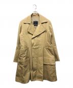 REGULATION Yohji Yamamotoレギュレーションヨウジヤマモト）の古着「ダブルスナップ比翼トレンチコート」｜ベージュ