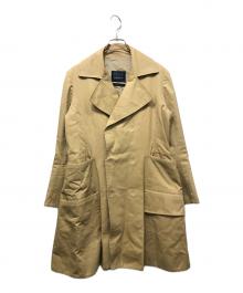 REGULATION Yohji Yamamoto（レギュレーションヨウジヤマモト）の古着「ダブルスナップ比翼トレンチコート」｜ベージュ
