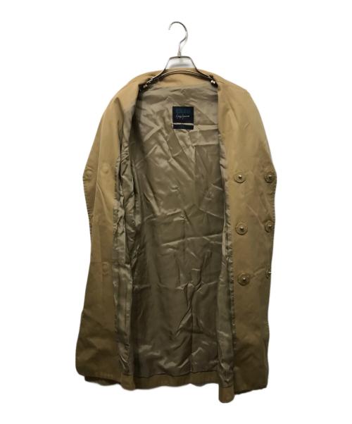 REGULATION Yohji Yamamoto（レギュレーションヨウジヤマモト）REGULATION Yohji Yamamoto (レギュレーションヨウジヤマモト) ダブルスナップ比翼トレンチコート ベージュ サイズ:SIZE 2の古着・服飾アイテム